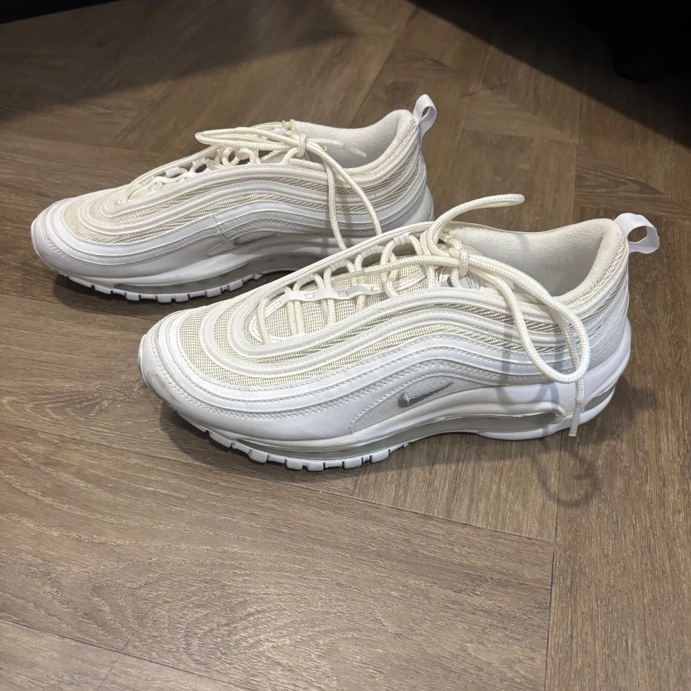 Nike Air Max 97 Triple White Ice Running Sneaker Shoes 921826-101